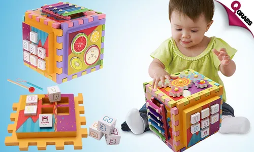 Multifunctional Wooden Toy for Kids!